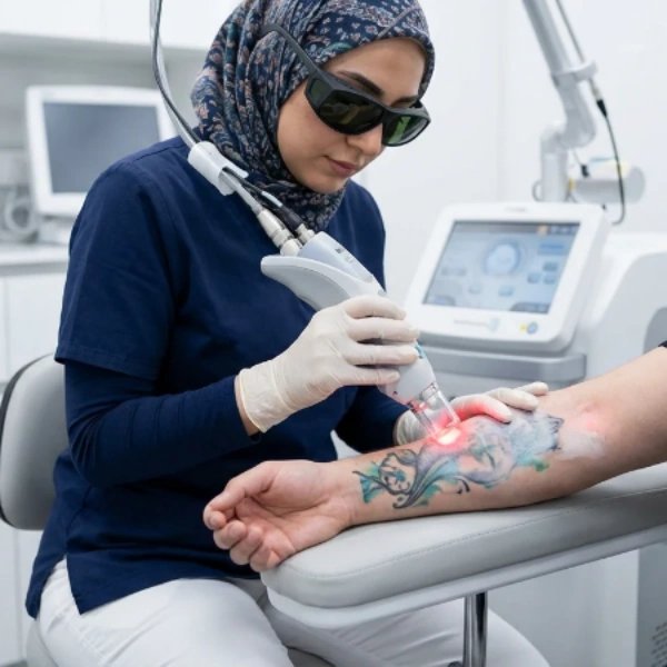 پاک کردن تاتو با لیزر