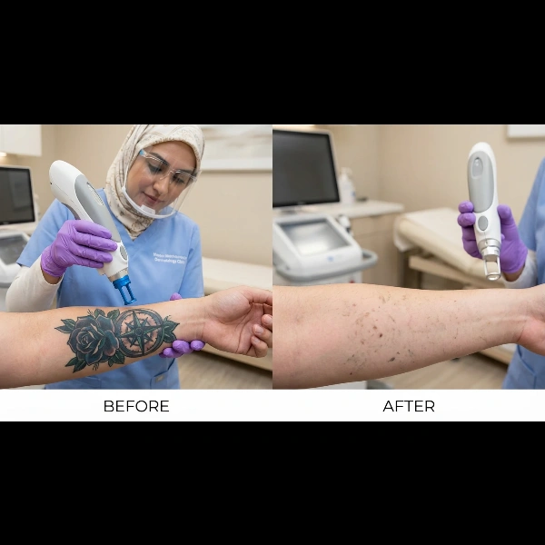 پاک کردن تاتو با لیزر