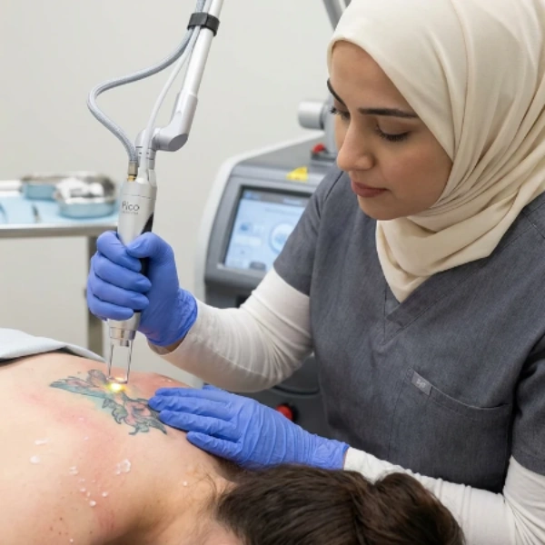 پاک کردن تاتو با لیزر